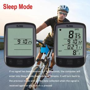 Outtobe Bike Computer Bicycle stopwatch Waterproof Wired Speedometer and Odometer Stopwatch Cycle Bike Computer with LED Display for Outdoor Cycling