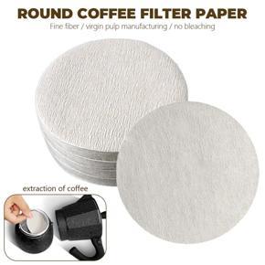 100Pcs Round Coffee Filter Paper Espresso Coffee Maker Professional Filters Paper Moka Pot Strainer V60 Dripper Coffee Filters Tools Kitchen Tool Coffee Shop Accessories