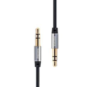 RM-L100 - 3.5mm AUX Male To Male Stereo Audio Cable 2M - Black