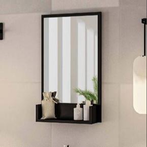 Bathroom Mirror with Shelf, Mirror with Shelf, Bathroom Mirror, Wall Mirror, Decorative Mirror, Mirror, Vanity Mirror, Black Mirror
