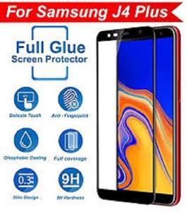 Samsung Galaxy J4 Plus Tempered Glass Screen Protector 5D/6D/9D/11D Tempered Glass For (Edge To Edge) Samsung Galaxy J4 Plus - Black