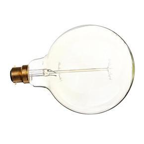 2Pcs 220V 60W Vintage Antique Edison Style Carbon Filamnet Clear Glass Bulb -