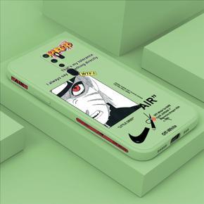 Hontinga for OPPO A5 2020 Case Side Design New Anime Naruto for Boys Back Cover Soft Square Edge Pattern Liquid Silicone Trend Phone Cases