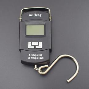 Portable Digital Electronic Scale - Black and Silver