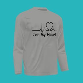 Join My Heart Ash long Sleeve T-Shirt