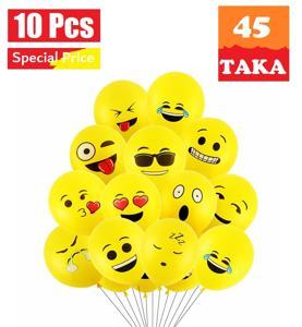 Emoji balloon (12Inch) 10 pecs happy birthday/Party