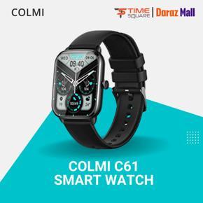 COLMI C61 Smartwatch 1.9 Inch Full Screen Calling Fashion Strap 100+ Sport Models Smart Watch For Men Women