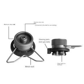 XHHDQES Ipb Adapter with Bracket Adapter Long Gas Adapter Gas Stove Adapter Input: Butane Tank, Output: En417 Lindal Valve