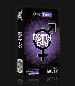 NottyBoy OverTime Climax_Delay Premium Condoms - 10pcs Pack