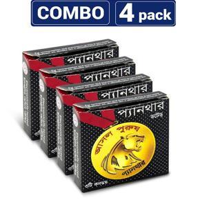 Panther Dotted Condoms 4 pack combo, Total 12 pcs