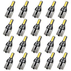 20Pcs LED T10 501 194 W5W 7020SMD Car CANBUS Error Free Wedge Light Bulb White