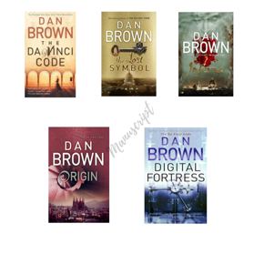 Robert Langdon Series Collection 7 Books Set By Dan Brown (Angels And Demons, The Da Vinci Code, The Lost Symbol, Inferno, Origin, Digital Fortress, Deception Point) Paperback