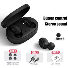 A6S TWS Bluetooth Earphone Wireless Headphone Stereo Headset Sport Earbuds Microphone with Charging Box for Smartphones