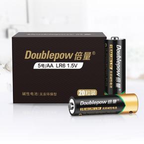 Doublepow Verified China Manufacturer AA1.5V Alkaline Dry Battery Cell-20piece