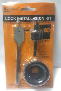 Hole Saw Lock Installation Kit 3 Pieces, Drills and Drivers Tools Accessories