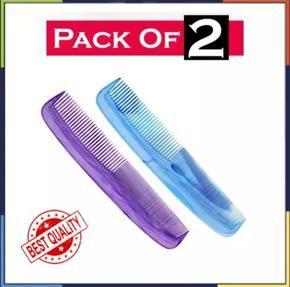 Pack of 2 Hair Comb, High Quality Comb For Men & Women, Hair Styling, Pure Plastic Comb