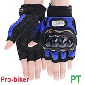 Motorcycle or bike New Pro Biker Half Hand Gloves For biker