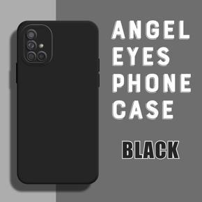 Hontinga for Samsung A71 Back Cover Simple Multicolor Fashion Case Camera Protection Soft Silicone TPU Phone Cases