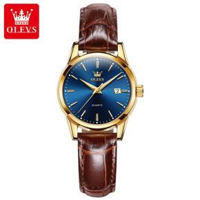 OLEVS Temperament Fashion Quartz Watches Women Simple Leather Strap Waterproof Watch for Women - 6898