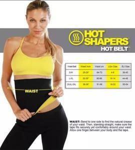 Hot Shapers Slimming Belt For Men - Black Yellow