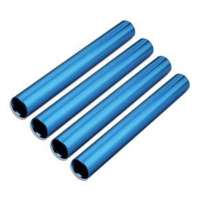 4 PCS Aluminum Relay Batons Track and Field Athletics Running Racing Match Game Sport Tool Training Tool Blue