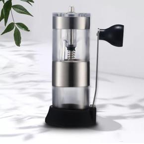 Portable Hand Washable Coffee Grinder With Spoon Adjustable Stainless Steel Grinder Kitchen Tools 1PC