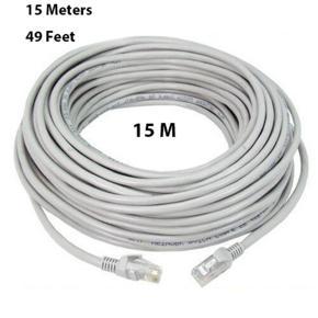 Cat6 Cable 15m Premium Cat6/Cat6e 1000Mbps RJ 45 Ethernet LAN Network Cable Cord Lead