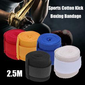 Cotton Kick Boxing Bandage Wrist Straps Taekwondo Bandage Hand Gloves Wraps Sports Protective Equipments Hand Straps Bandage