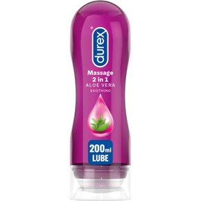 Durex Massage 2 in 1 Gel (Intimate lube & massage gel with soothing Aloe Vera) - 200ml