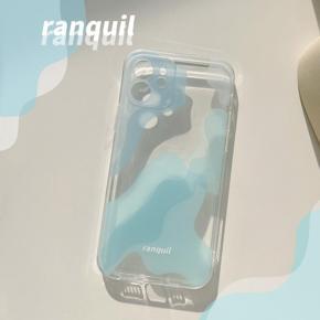 Transparent Blue Wave Pattern Case Soft Silicone Cover