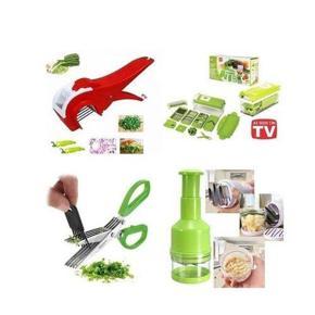 4 In 1 Vegetable Cutter and Chopper -Combo Pack