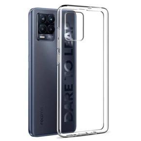 Soft Silicon Transparent Case Back Cover For Realme 8/Realme 8 Pro