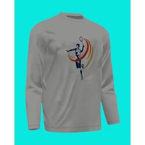 Badminton ash 3 long Sleeve T-Shirt For Men