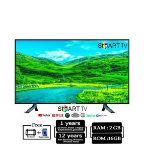 ELITE 40 inch Double Glass tv Android Smart Wifi Hd Led Tv 4k Supported Ram 2 gb Rom 16 gb