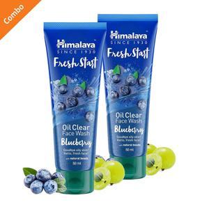 Himalaya Fresh Start Oil Clear Face Wash (Blueberry) Buy 2 100 ml get 21 Tk discount
