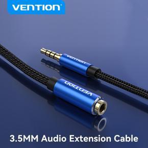 Vention Jack 3.5mm Aux Extension Cable for Car Laptop Mini PC TV Xiaomi Huawei Stereo 3.5 mm Audio Jack Headphone Speaker Cable