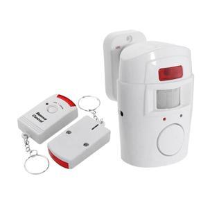 Infrared Motion Sensor Alarm - Burglar Alarm with 2 Remote Controls, Suitable for Home/Garages/Shops