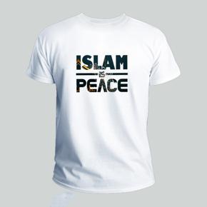 Islam Is Peace Half Sleeve T-Shirt for Men