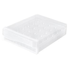 Cimiva Refrigerator Egg Holder Organizer Box Transparent Food Container Eggs Boxes-transparent