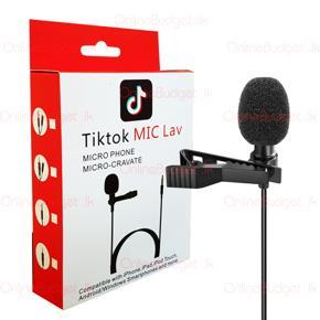 Mobile, camera and pctiktok mic lav 3.55 microphone for mobile, camera and pc