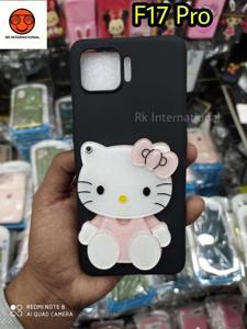 FOR Oppo F17 Pro Ladies Styles Hello Kitty Mirror Case back cover