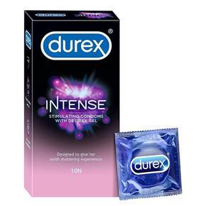 Durex INTENSE Stimulating Condoms - Pack of 10 (India)