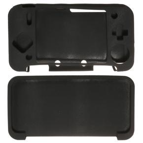 Soft Silicone Case Cover Protective Skin Sleeve For Nintendo New 2DS XL/LL 2017 black - black