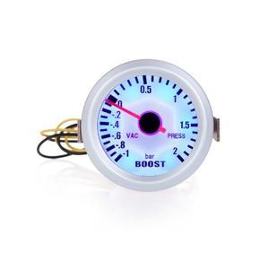 Turbo Boost Vacuum Press Gauge Meter for Auto Car 2" 52mm -1~2BAR Blue LED Light