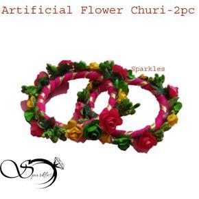 Artificial Flower Bengles Green Color -2 pc set