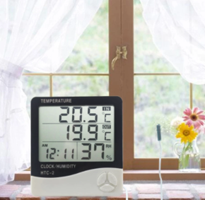 Top Quality  HTC-2 Indoor Outdoor Thermometer Hygrometer Digital LCD C/F Temperature Humidity Meter Best Quality