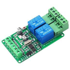 Modbus-Rtu 2 12V Relay Module Switch Input/Output Rs485/Ttl Communication - Modbus-Rtu2