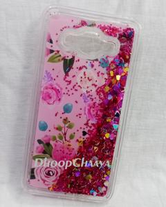 Samsung Galaxy G530 / Galaxy G532 / Galaxy J2 Prime / Galaxy Grand Prime - Unique Design Liquid 3D Glitter Floating Soft TPU Clear Case Cover