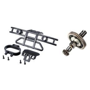 Bumper Set EA1021 with Rear Driver Set EA1058 for JLB Racing CHEETAH 1/10 Brushless RC Car Parts Accessories