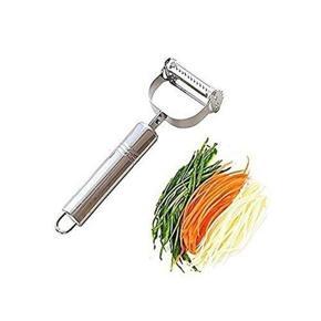 Stainless Steel Vegetable Peeler Double Blade for Fruit Vegetable skin remover Cutter - 1 Piece  Silver color